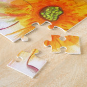 Cornelia pastel roze roze roze waterverf kunst legpuzzel (Zijkant)