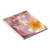 Cornelia pastel roze roze roze waterverf kunst notitieblok (Schuin)