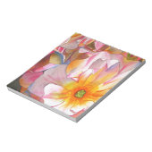 Cornelia pastel roze roze roze waterverf kunst notitieblok (Linkerzijde)