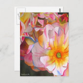 Cornelia Roos briefkaart Sacha Grossel Art (Voorkant / Achterkant)