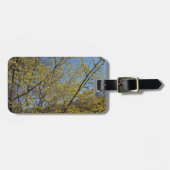 Cornelian Cherry Dogwood en Blue Sky Floral Bagagelabel (Voorkant horizontaal)