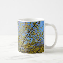 Cornelian Cherry Dogwood en Blue Sky Floral Koffiemok