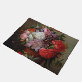 Cornelis Johannes van Hulsteijn Vase met Flowers Deurmat (Schuin)