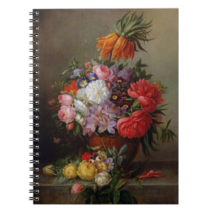 Cornelis Johannes van Hulsteijn Vase met Flowers Notitieboek