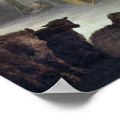 Cornelis Saftleven Satire over kwetsbare landbouwe Poster (Hoek)