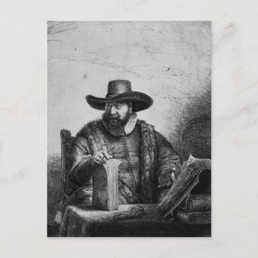 Cornelius Claesz Anslo 1640 Briefkaart (Voorkant)