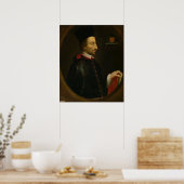 Cornelius Jansen Bishop van Ypres Poster (Keuken)