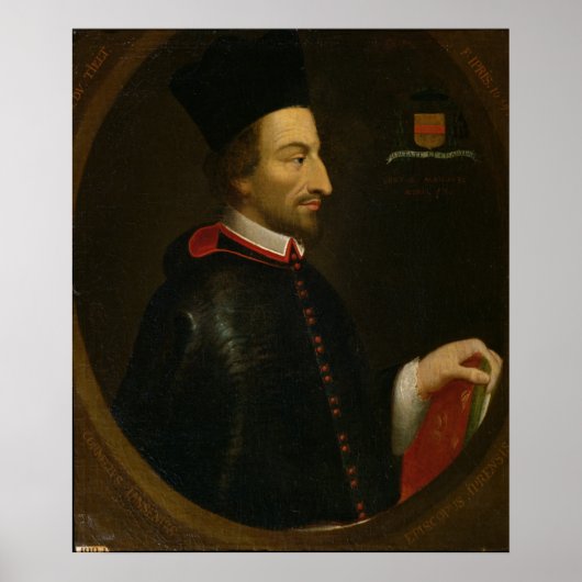 Cornelius Jansen Bishop van Ypres Poster (Voorkant)