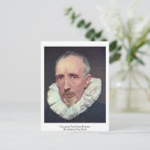 Cornelius van Geest-Portrait door Anthony van Dyck Briefkaart (Staand voorkant)