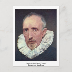 Cornelius van Geest-Portrait door Anthony van Dyck Briefkaart