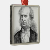 Cornelius Vanderbilt, c.1877 Metalen Ornament (Rechts)