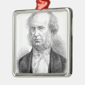 Cornelius Vanderbilt, c.1877 Metalen Ornament (Links)