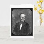Cornelius Vanderbilt Daguerreotype 1852 Kaart (Gele Bloem)