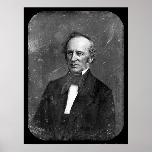 Cornelius Vanderbilt Daguerreotype 1852 Poster (Voorkant)