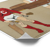 Cornell Crew Team, ongeveer 1907, 12 x 32 W Poster (Hoek)