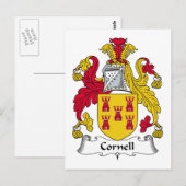 Cornell Family Crest Briefkaart (Voorkant / Achterkant)