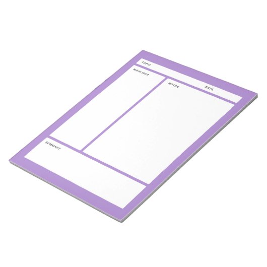 Cornell Notes (gewoon) Notitieblok (Schuin)