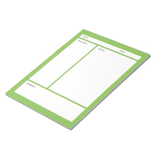 Cornell Notes (gewoon) Notitieblok (Schuin)