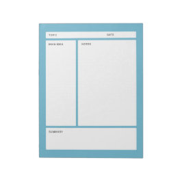Cornell Notes (gewoon) Notitieblok