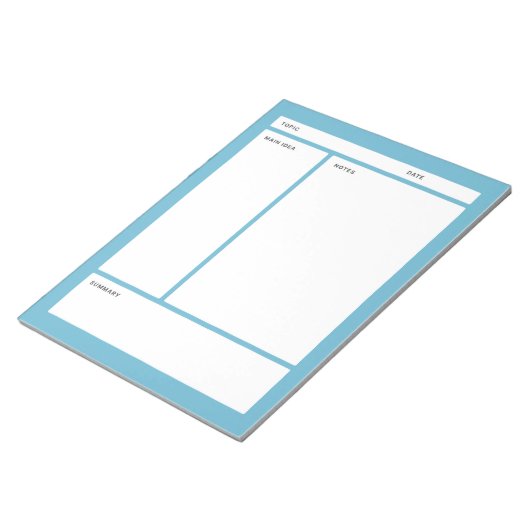 Cornell Notes (gewoon) Notitieblok (Schuin)