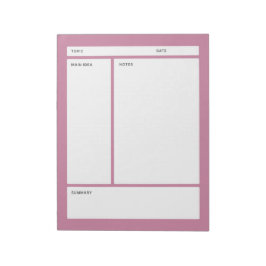 Cornell Notes (gewoon) Notitieblok