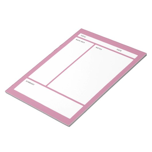 Cornell Notes (gewoon) Notitieblok (Schuin)