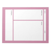 Cornell Notes (gewoon) Notitieblok (Voorkant)