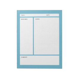 Cornell Notes (punt) Notitieblok