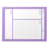 Cornell Notes (regel) Notitieblok (Voorkant)