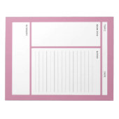 Cornell Notes (regel) Notitieblok (Voorkant)