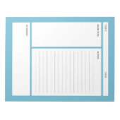 Cornell Notes (regel) Notitieblok (Voorkant)