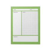 Cornell notities (grafiek) notitieblok (Linkerzijde)