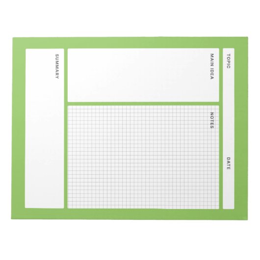 Cornell notities (grafiek) notitieblok (Voorkant)