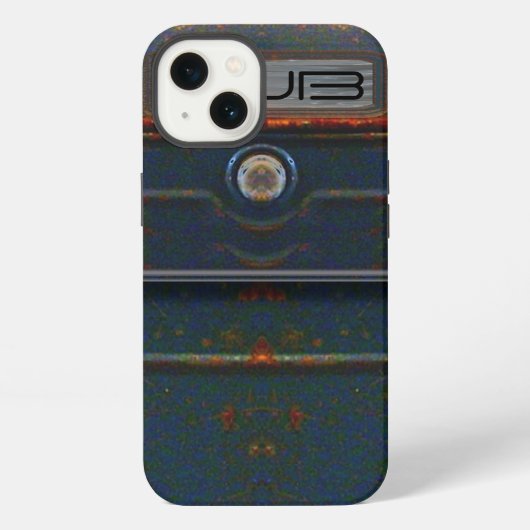 Cornell Rugged Roest Monogram iPhone Hoesje (Achterkant)