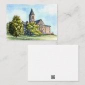 Cornell University Bibliotheek Postkaart-stijl Notitiekaartje (Voorkant / Achterkant)