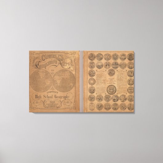 Cornell's metgezelatlas canvas afdruk (Voorkant)