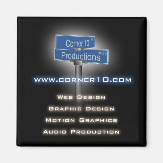 Corner10 Producties Magneet (Voorkant)