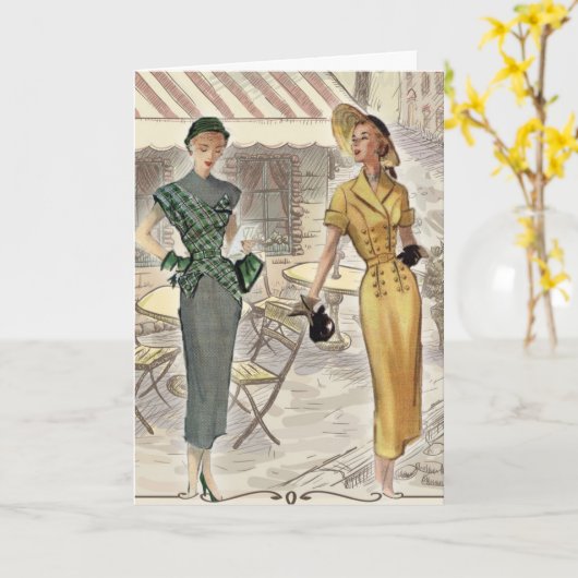 Corner Cafe Kaart (Gele Bloem)