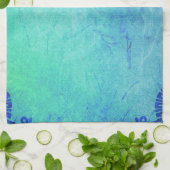 Corner Decal Papiertextuur Theedoek (Gevouwen)