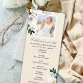 Corner Flowers Celebration of Life Programme Programmakaart