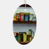 Corner Grocery Store Keramisch Ornament (Rechts)