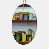 Corner Grocery Store Keramisch Ornament (Links)