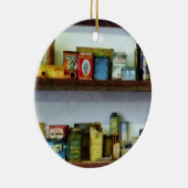 Corner Grocery Store Keramisch Ornament (Rechts)