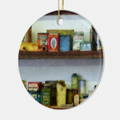 Corner Grocery Store Keramisch Ornament (Links)