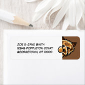 Corner Norwich Terrier Etiket (Insitu)