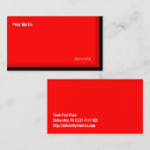 Corner Reds-kaart Visitekaartje (Voorkant / Achterkant)