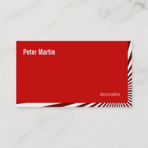 Corner Reds-kaart voor herbranden Visitekaartje