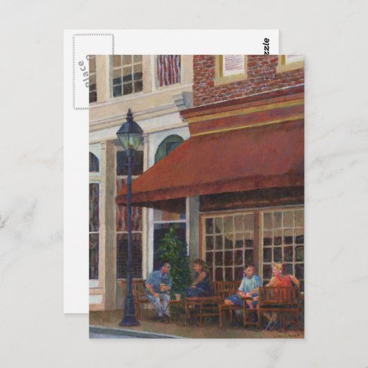 Corner Restaurant Briefkaart (Voorkant / Achterkant)
