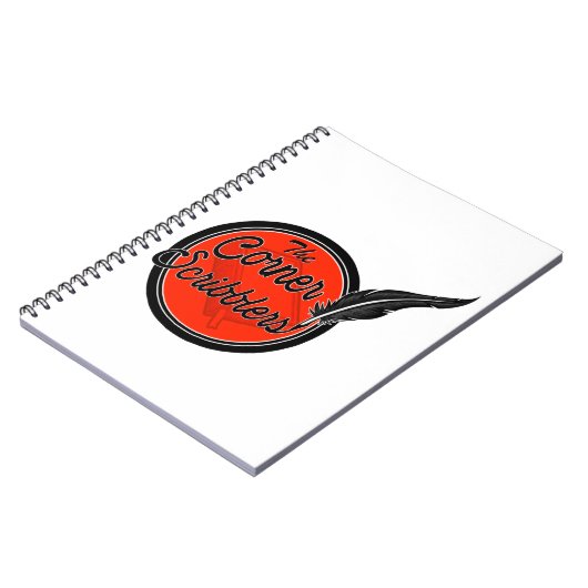 Corner Scribblers Logo Notitieboek (Linkerzijde)