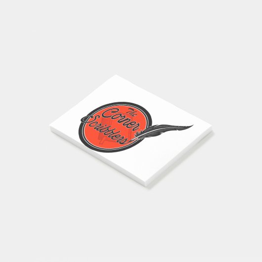 Corner Scribblers Logo Post-it® Notes (Schuin)